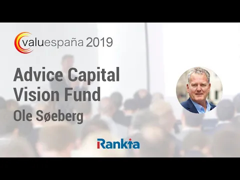 Conferencia de Ole Soeberg de Advice Capital Vision Fund en VALUESPAÑA 2019 que tuvo lugar el pasado 4 y 5 de Abril. Este evento tiene como objetivo de divulgar el "Value Investing" a través de ponencias de calidad ofrecidas por una cuidadosa selección de los mejores inversores.