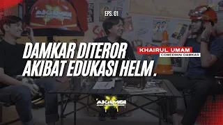 GEGER! KHAIRUL UMAM DAMKAR DITEROR KARENA KONTEN EDUKASI HELM - AKAMSI EPS.01