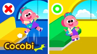 Seguridad en el Parque de Atracciones🎡Canciones Infantiles | Kids Songs | Cocobi