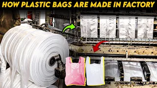 Shopping bag making at home | Plastic bag manufacturing process | Shopper banane ka tarika