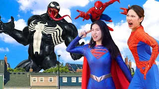 Team Spider, SuperHero In Multiverse Vs Venom 2 - BigGreen TV