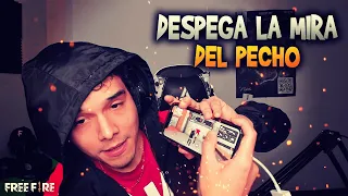 QUE HACER CUANDO LA MIRA SE QUEDA PEGADA AL PECHO EN FREE FIRE