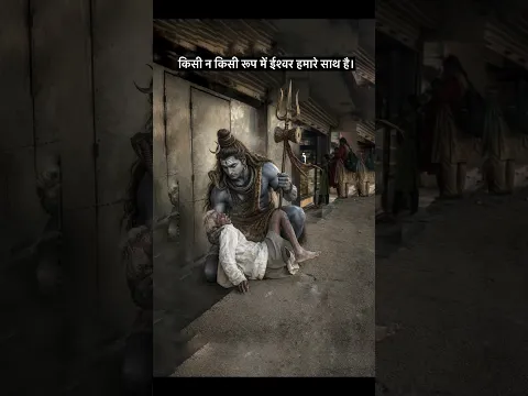किसी न किसी रूप में ईश्वर हमारे साथ है। #shiv #shiva #shorts #monday