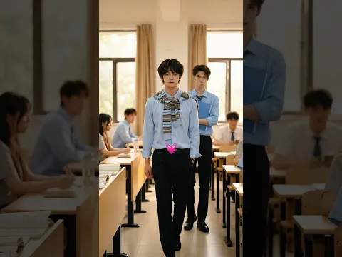The classroom entrance that stole everyone’s attention 🥺💖