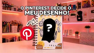 O PINTEREST DECIDE O MEU DESENHO! | Ana Lulu
