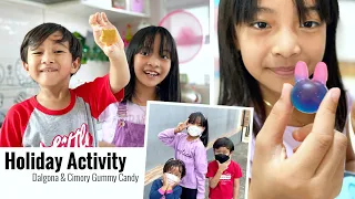 Daily Routine HARI LIBUR | Bikin Dalgona Candy dan Gummy Cimory Yogurt Drink