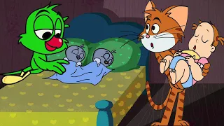 Cat & Keet |Give Some Space - 👶👶My Baby is Easier to Take Care of! | Funny Cartoon Videos ChotoonzTV