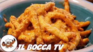 763 - Pasta 'nduja e ricotta fresca, non importa andà a pesca! (primo facile e veloce e saporito)