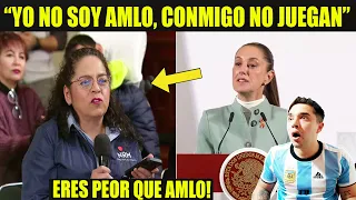 CLAUDIA PARA EN SECO A PERIODISTA INSOLENTE QUE FUE A SU MAÑANERA A QUERER CALLARLA