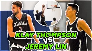 Klay Thompson & Jeremy Lin Battle It Out In Unreleased Pro Run!!
