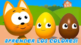 APRENDER LOS COLORES! 🎨 El gatito Koté 😺 Juegos infantiles y dibujos animados
