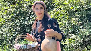Cooking Bean Pilaf (Istanbuli) With Fresh And Organic Beans In The War Hut