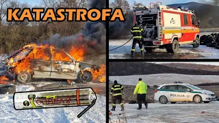 Auto vs Cobra 8 = totálny FAIL... (Petardy v aute)