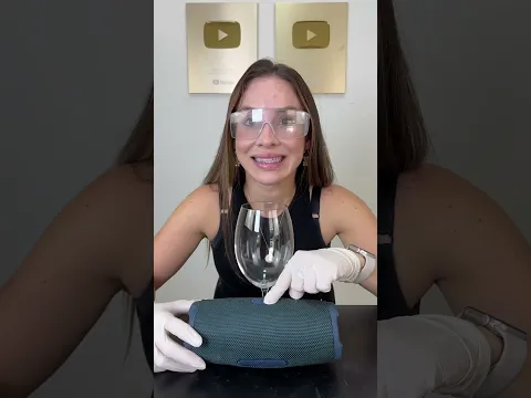Breaking glass with voice
