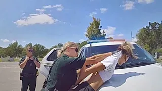 Girl Gets Busted, Decides to Put Up a Fight