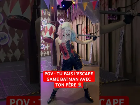 POV : TU FAIS L’ESCAPE GAME BATMAN AVEC TON PÈRE 🤦🏼‍♂️ #sœur #humour #drole #sketch #papa #batman