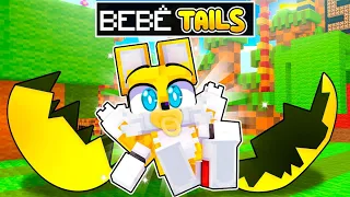 NASCI COMO BEBE TAILS no MINECRAFT!