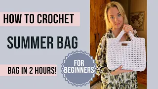 Crochet ideas - Crochet bag pattern FREE - Crochet for beginners