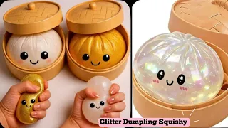 How to make viral Dumpling Squishy at home / Made VIRAL  Dumpling Squishy 😱✨#muktaartandcraft 