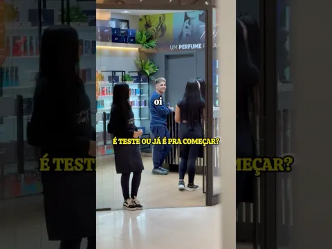PRIMEIRO DIA DE EMPREGO NA LOJA DE PERFUMES 🤣🤣