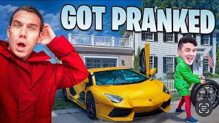 PRANKED AND GOT ​​KARMA. TRY NOT TO LAUGH