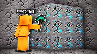Paso MINECRAFT pero puedo PICAR CHUNKS ENTEROS 😱⛏  MIKECRACK MINECRAFT PERO #4