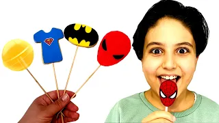 Sado and Keremiko Cookies Superhero Daddy Finger Nursery Rhymes Learning Colors