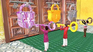 जादुई 3 चाबियाँ Magical 3 Keys Golden Treasure Comedy Video