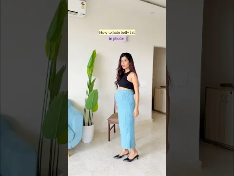 How to Pose to Hide Belly Fat | Posing Hacks for Girls | Camera Confidence Tips | Niharika Jain