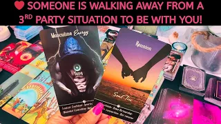 ❤️ SOMEONE IS WALKING AWAY FROM A 3RD PARTY TO BE WITH YOU! #tarot #soulmate #love #lovetarot #fate