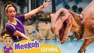 🦖Meekah conoce a Stanley el dinosaurio💜¡Hola Meekah!💜Amigos de Blippi | Videos educativos para niños