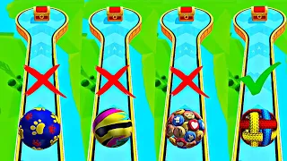 🔥Going Balls - Super SpeedRun Gameplay || Hard Level Which ball pass this level❓