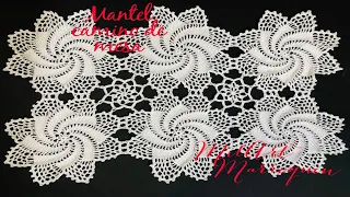 Mantel Especial con Círculos a Crochet (cc)
