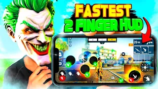 World's Fastest 2 Finger Custom HUD - Free Fire 🔥| Top 3 Pro Custom HUD In 2024