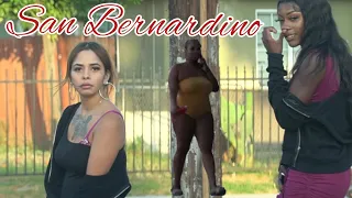 driving on G st San Bernardino 4k