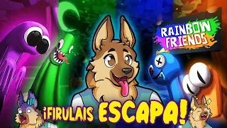 ESTO LE  PASO A FIRULAIS JUGANDO A LOS RAINBOW FRIENDS #humor #comedia #raibowfriends #juegos