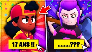 L'AGE DES 51 BRAWLERS sur BRAWL STARS !😁