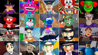 EPIC SCHOOL ESCAPE, EVIL GRANDPA, MR POP'S, TEAM AlIEN, TIM FARM, MS HAPPI, ROBLOX JUMPSCARE'S