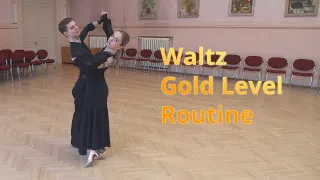 Waltz Gold Level Choreography | Fallaway Whisk, Left Whisk