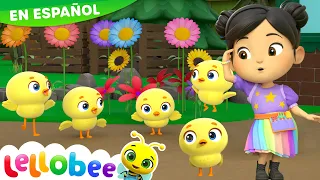 Los patitos en la granja 🐥🐥 Caricaturas - Canciones Infantiles 🎵 | Lellobee