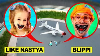 DROHNE ÜBERWACHT ALLE PLANE EATER MIT BLIPPI UND LIKE NASTYA IN REAL LIFE! Ganzer Film