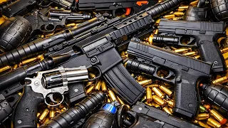 INSANE BLACKOUT Toy Gun Arsenal! Glock 17, Desert Eagle, MP5, AK-47 & More