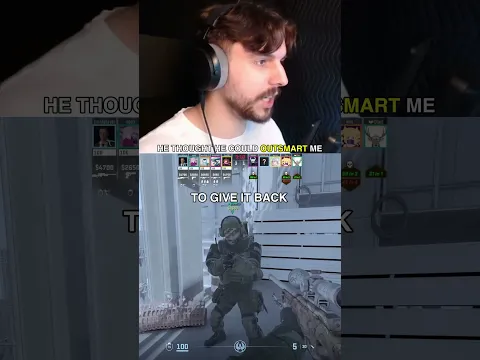 He thought he could juke me…