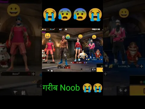 free fire garib amir😮अमीर V Badge youtuber ने गरीब😭noobका चैनल प्रोमोट नही किया #short #shorts #love