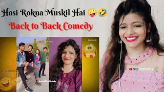 Back to Back Comedy Reaction of @Joytimisty #joytimisty #comedy