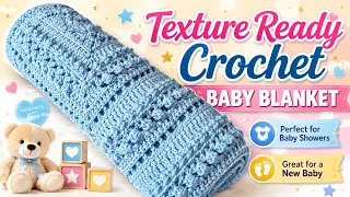 Need a Gift FAST? The Easiest Baby Shower Crochet Blanket/Lovey Pattern!