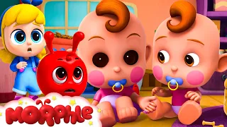 Giant Baby Sitting | Fun Animal Cartoons | @MorphleTV  | Learning for Kids