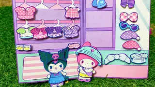 Paper Gaming DIY | MYMELODY and KUROMI Goes to hangout | Paper Play