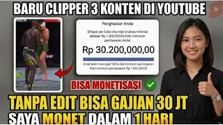 Trik Saya Berhasil Dalam Clipper Di YouTube Shorts 