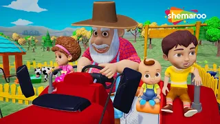 Old Macdonald 3D Rhymes | English Rhyme for Kids | Baby Song | Shemaroo Kids Junior